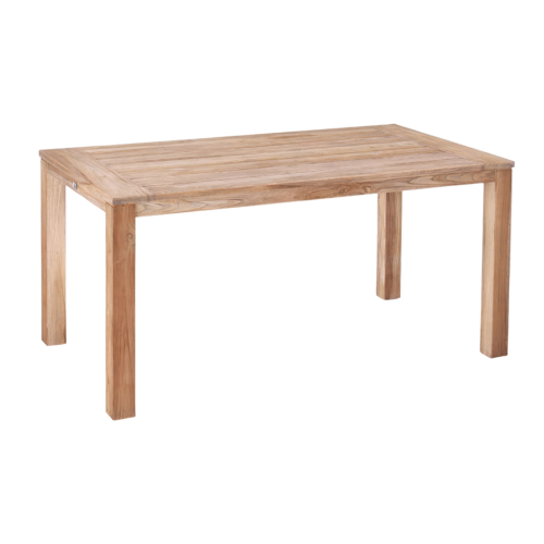 Teak-Tisch Moretti 160 x 90 cm Grey-Wash