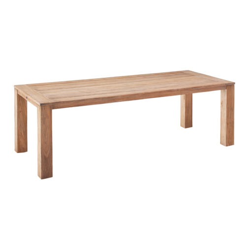 Teak-Tisch Moretti 240 x 100 cm Grey-Wash